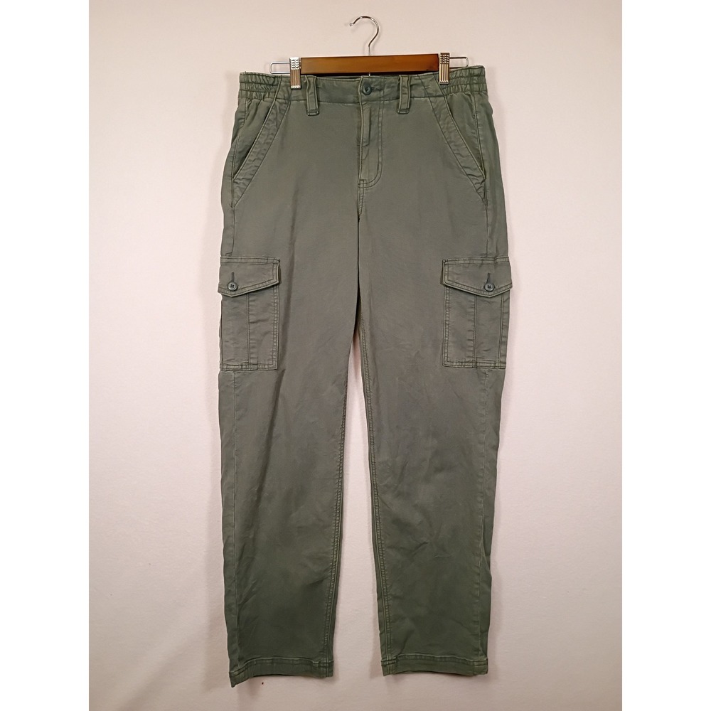 Gorpcore American Eagle Womens 8 Green Stretch Utility Cargo Pants